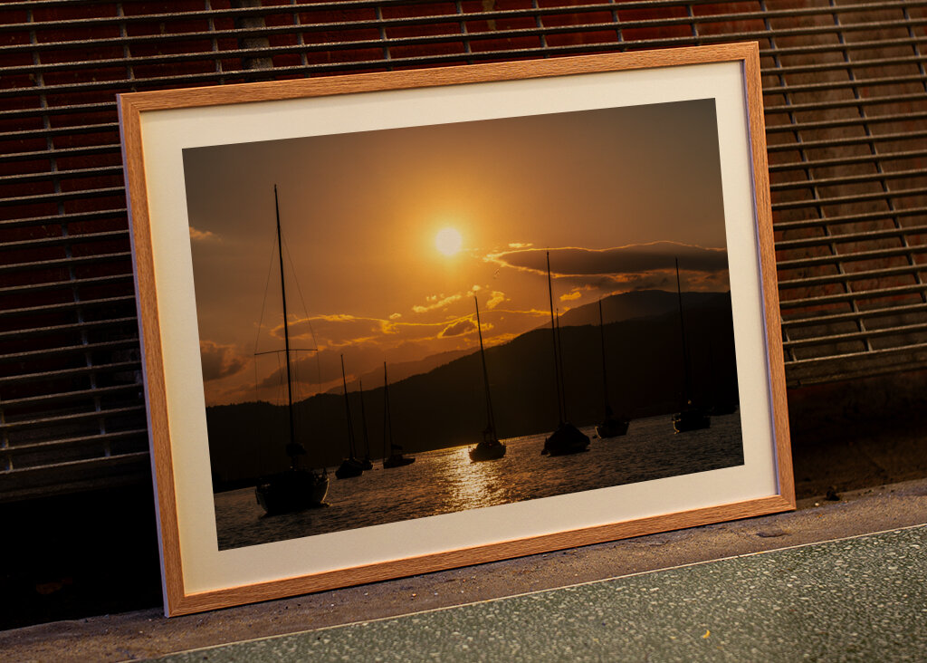 Sonnenuntergang am Wörthersee