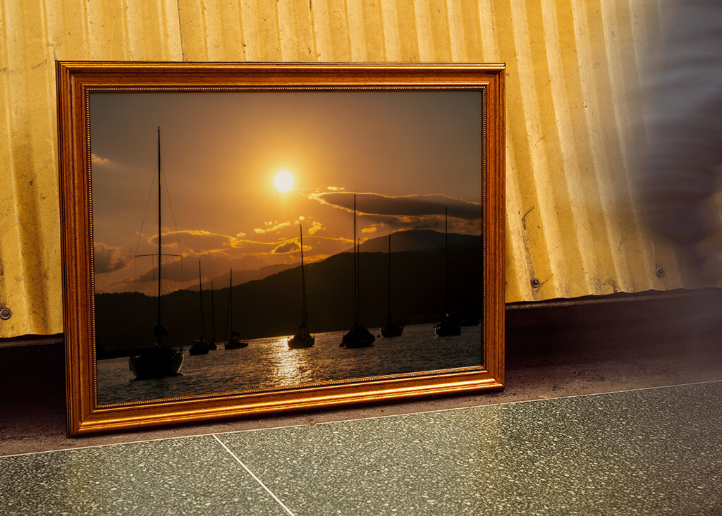 Sonnenuntergang am Wörthersee