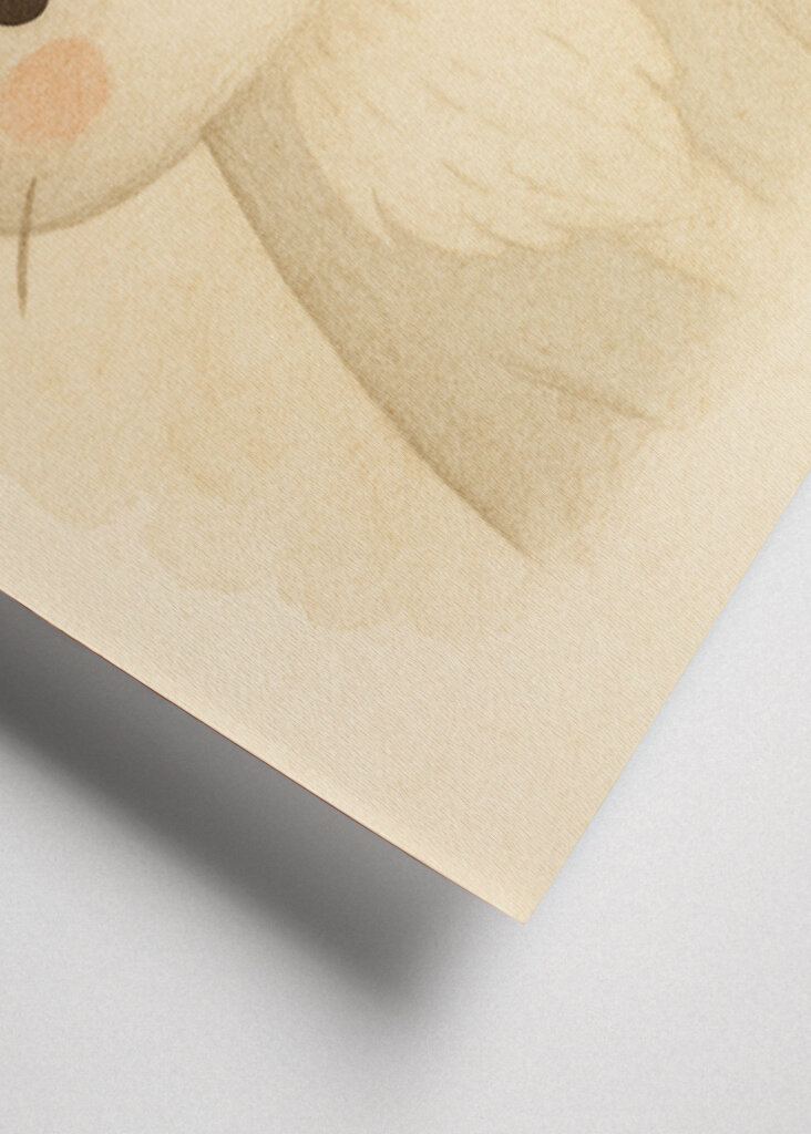 Zacht konijn in aquarel