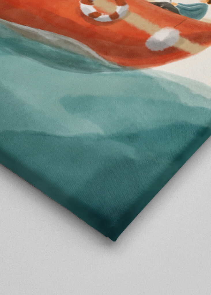 The Red Boat and the Fishes