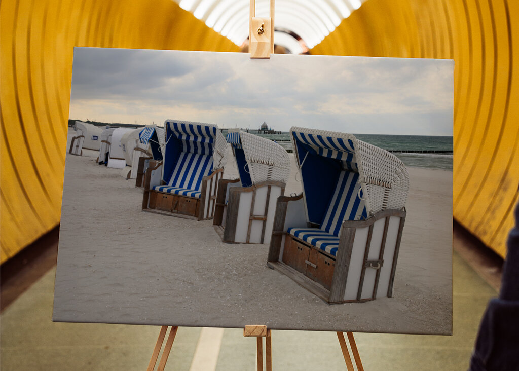  Beach chairs Zingst Baltic Se