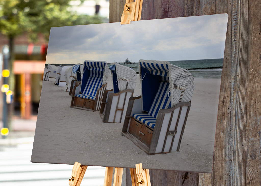  Beach chairs Zingst Baltic Se