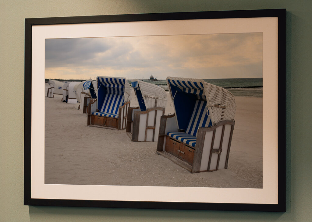  Beach chairs Zingst Baltic Se
