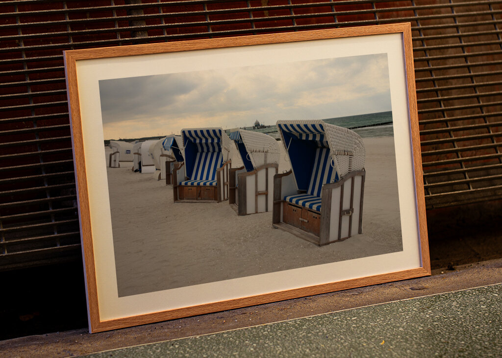  Beach chairs Zingst Baltic Se