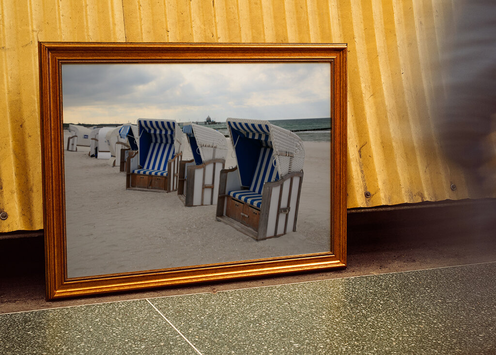  Beach chairs Zingst Baltic Se
