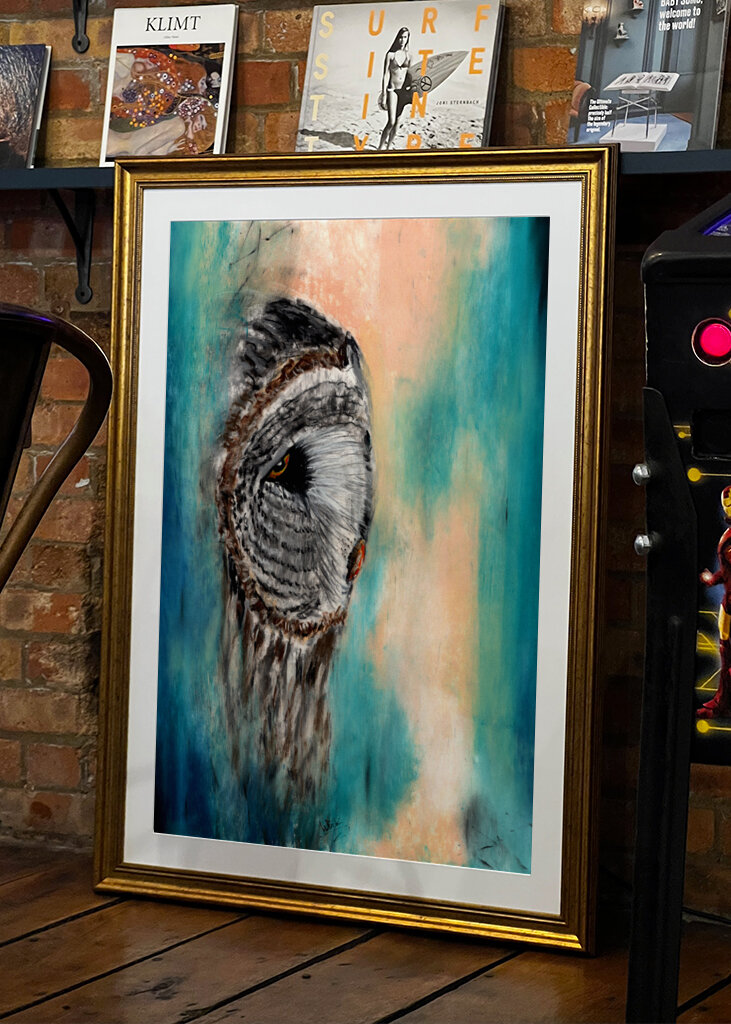 Great Gray Owl Contemplative