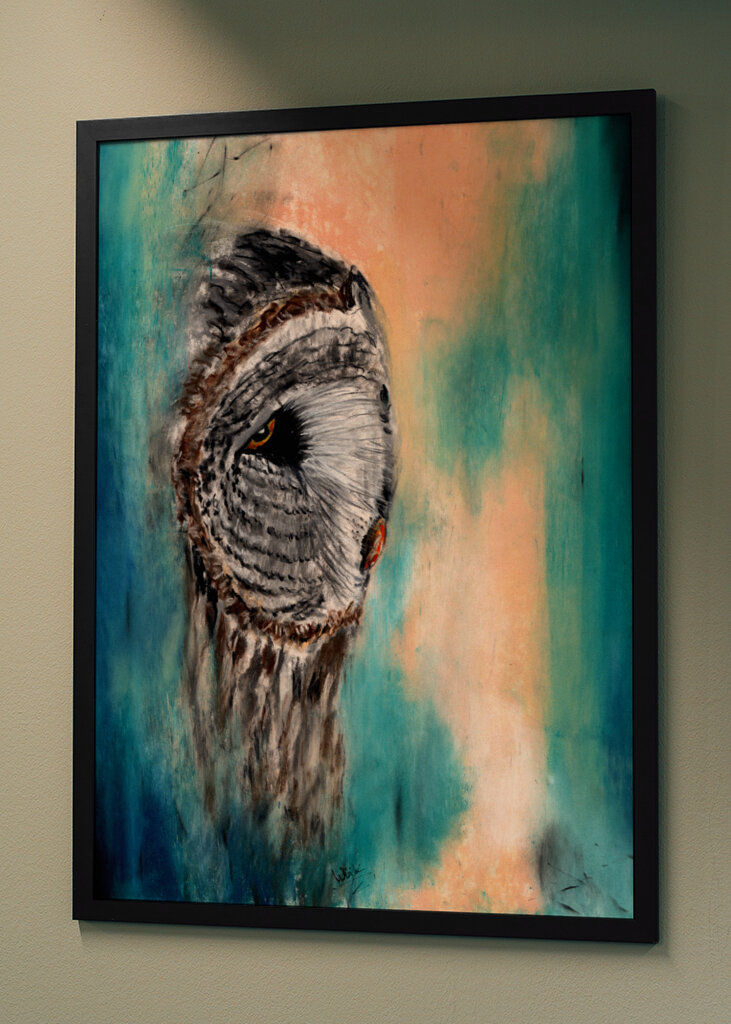 Great Gray Owl Contemplative