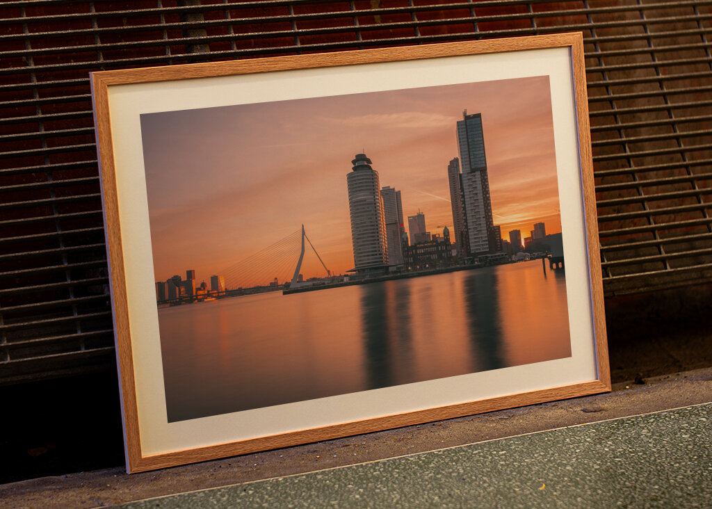 Zon opkomst Rotterdam