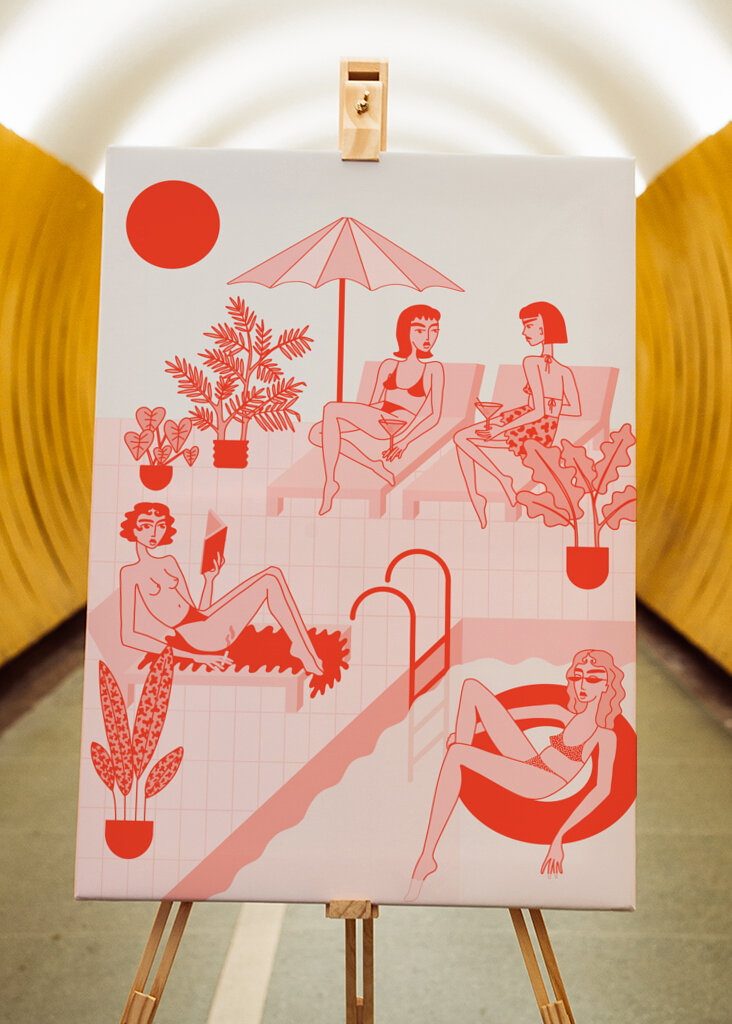 Under den gyldne brændende sol