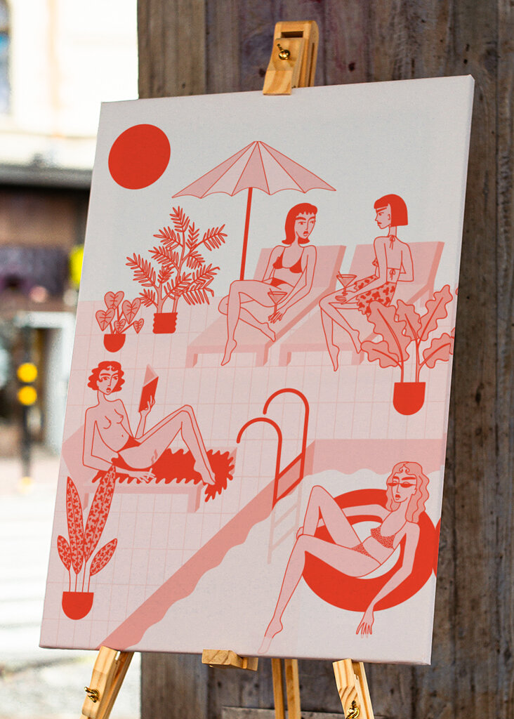 Under den gyldne brændende sol