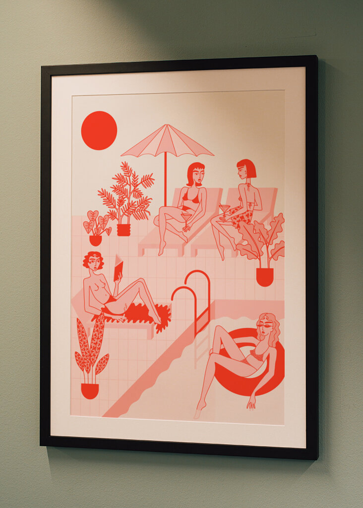 Under den gyldne brændende sol