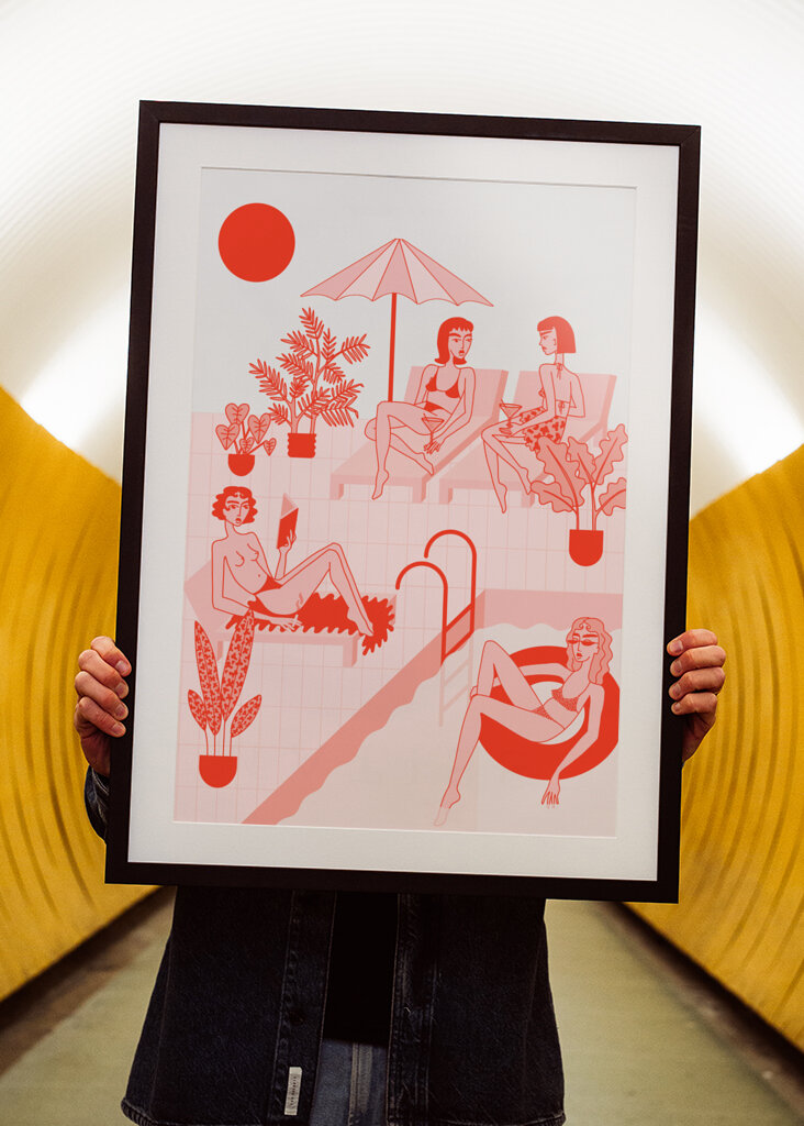 Under den gyldne brændende sol