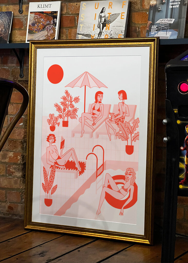 Under den gyldne brændende sol