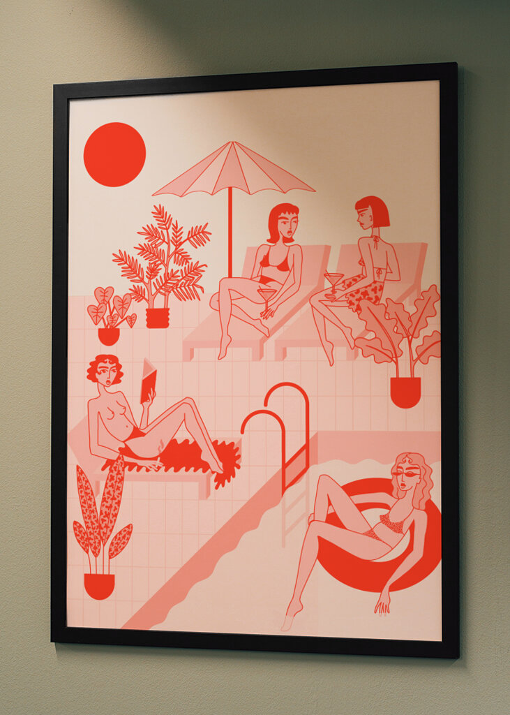 Under den gyldne brændende sol