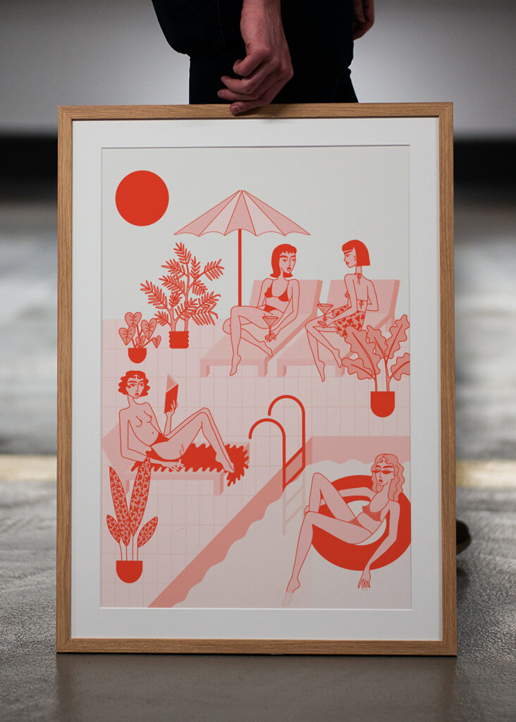 Under den gyldne brændende sol