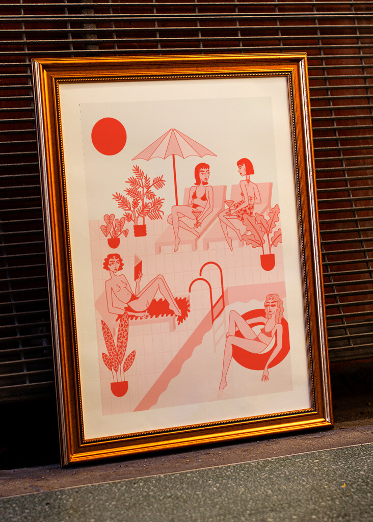 Under den gyldne brændende sol