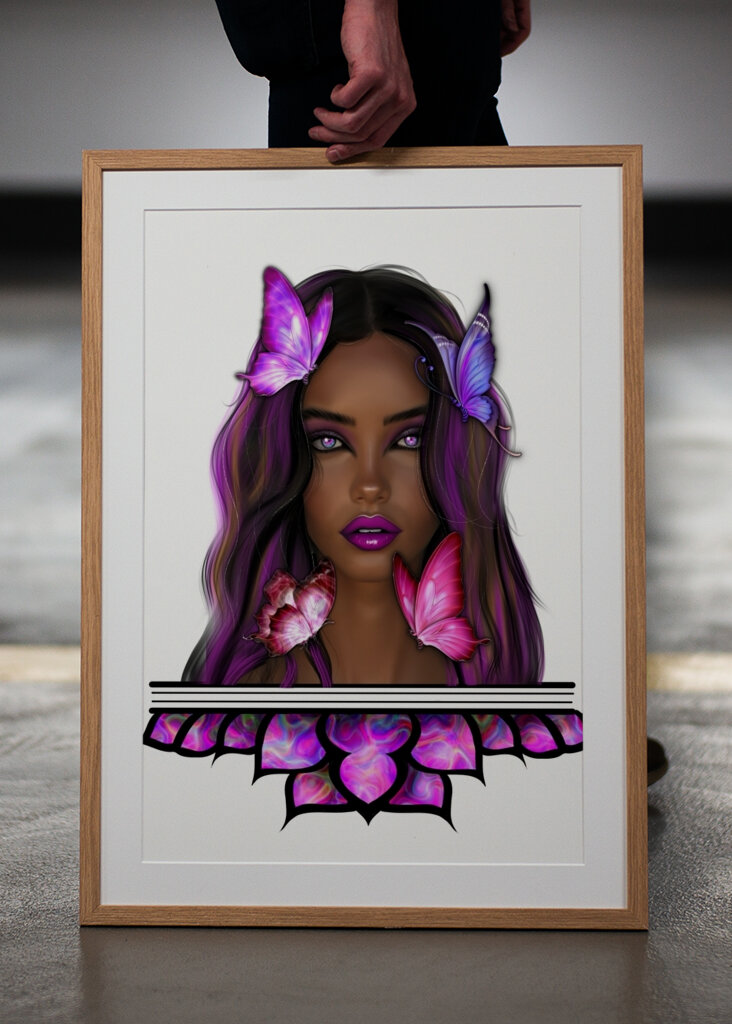 borboletas e colorido