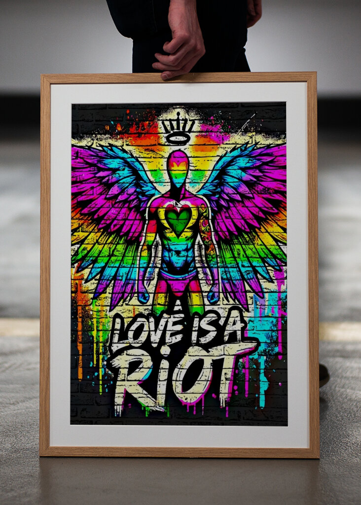 L'amore è una rivolta Ali arcobaleno 