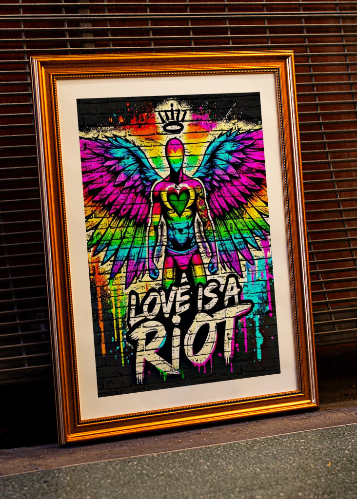 L'amore è una rivolta Ali arcobaleno 