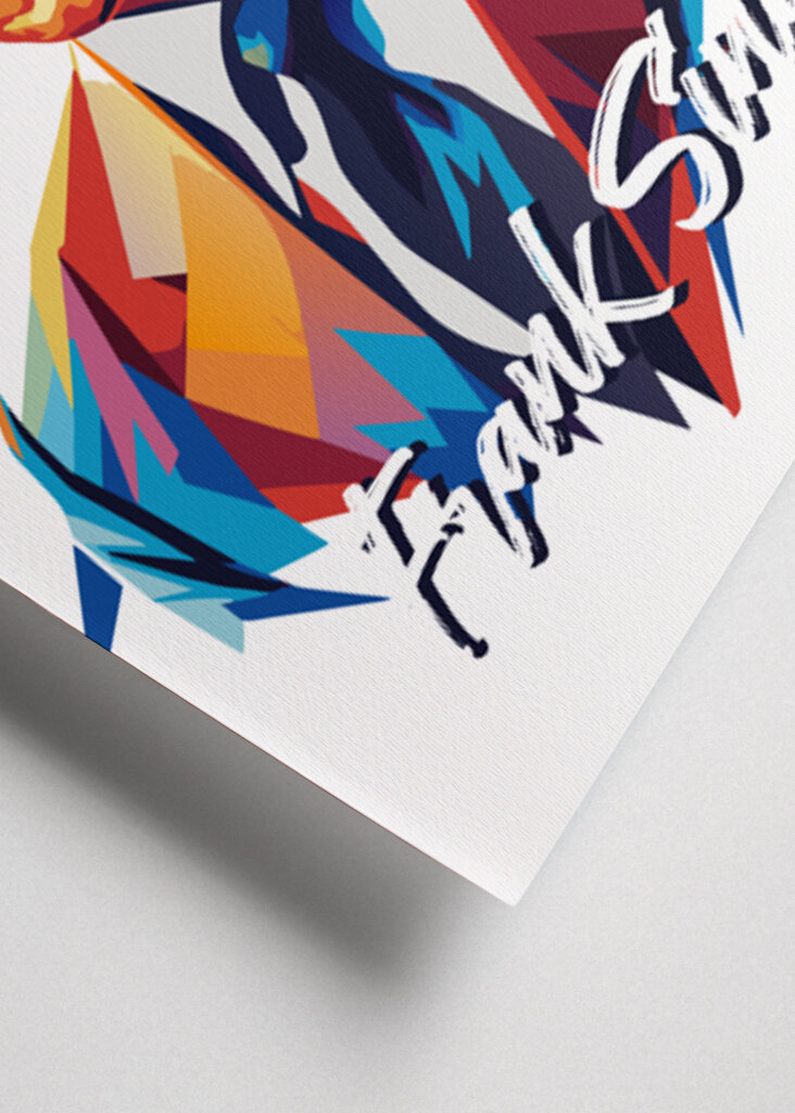 Frank Sinatra Portrait Pop Art