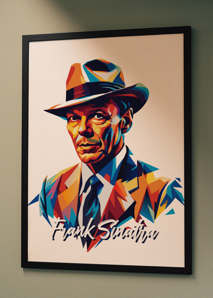 Frank Sinatra Portrait Pop Art