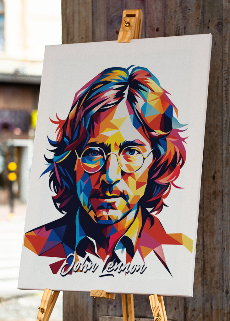 John Lennon Portrait Pop Art
