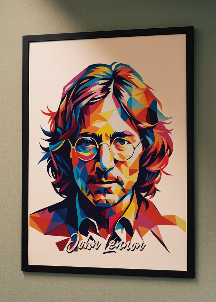 John Lennon Portrait Pop Art