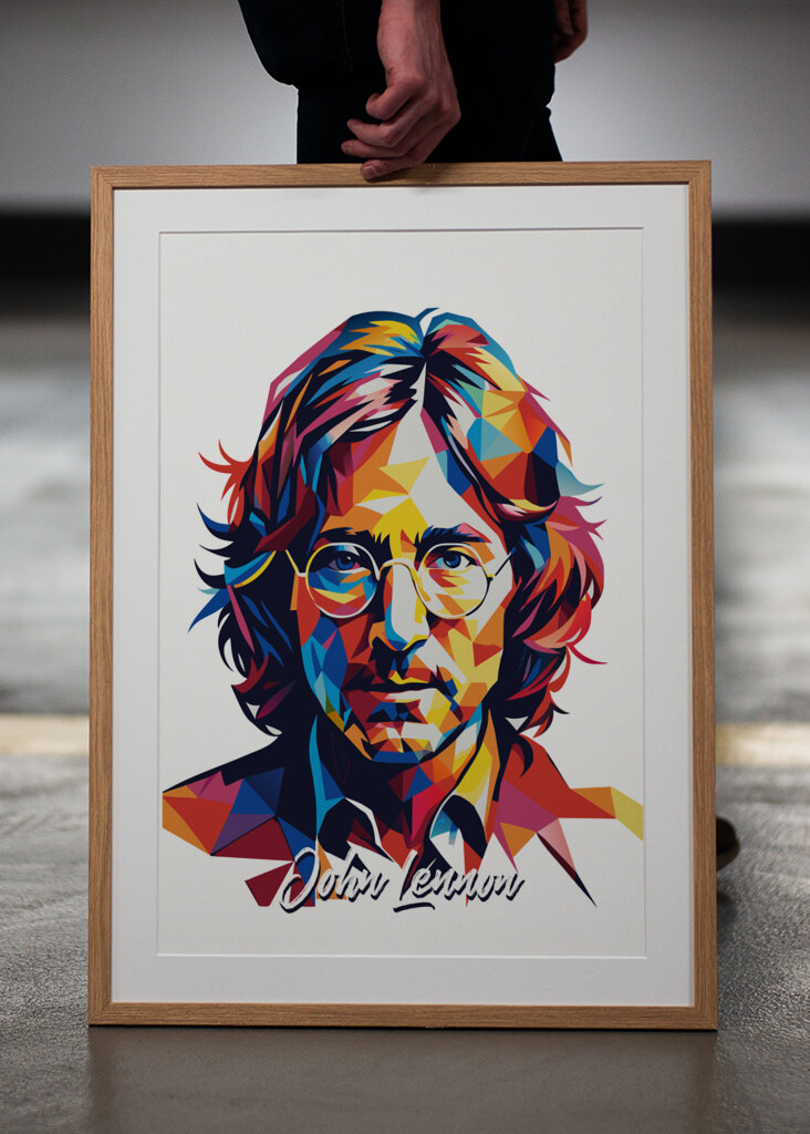 John Lennon Portrait Pop Art