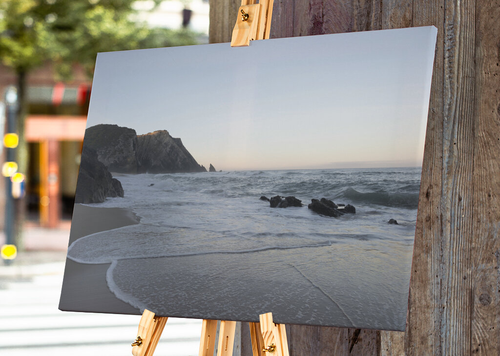 Morning sun at the beach