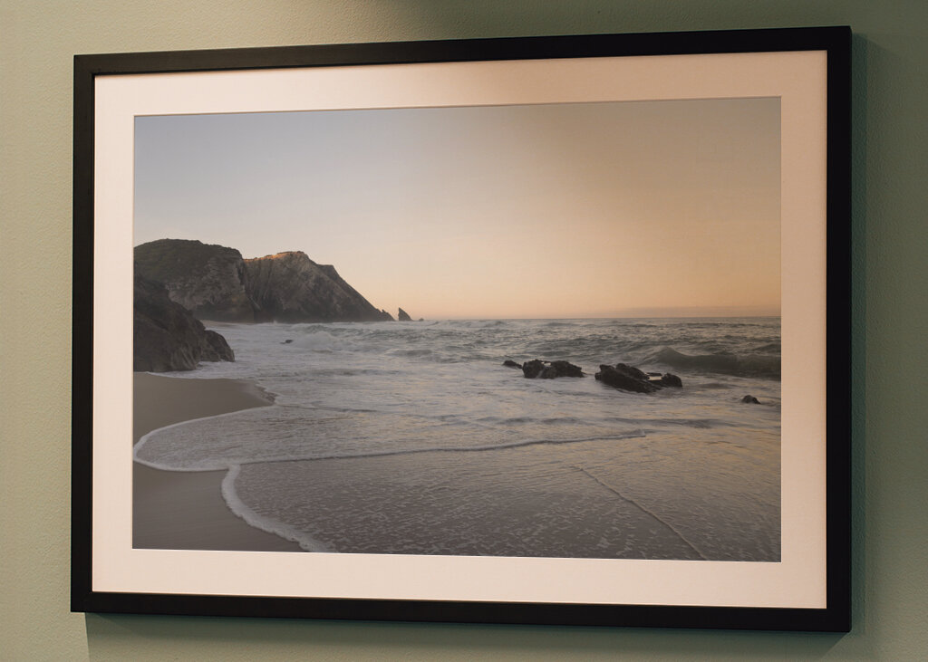 Morning sun at the beach