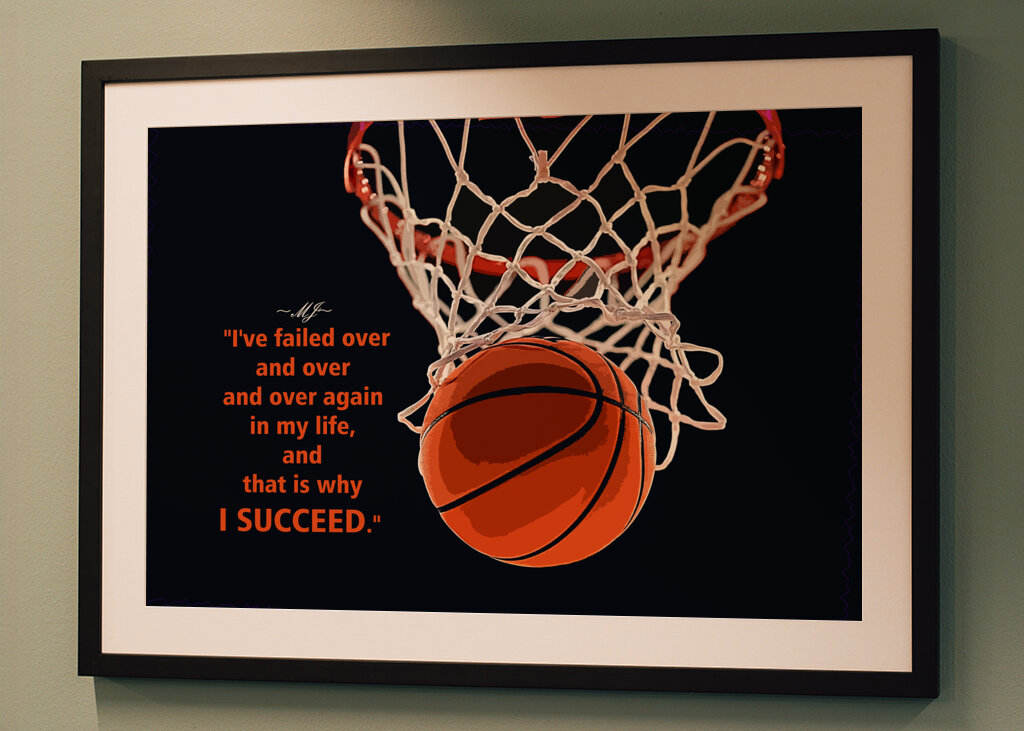 Zitat zum Basketball-Erfolg