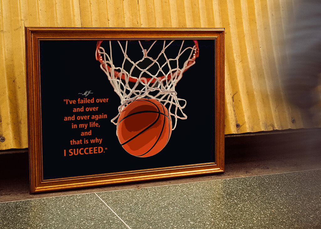 Zitat zum Basketball-Erfolg