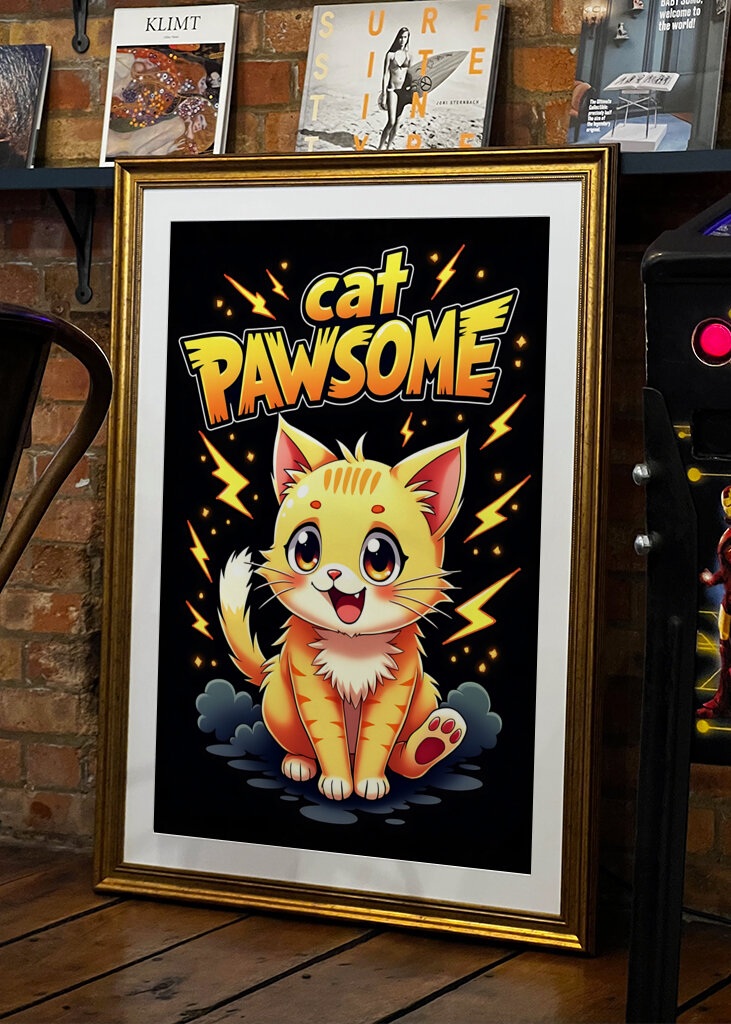 Chat Pawsome Dessin animé