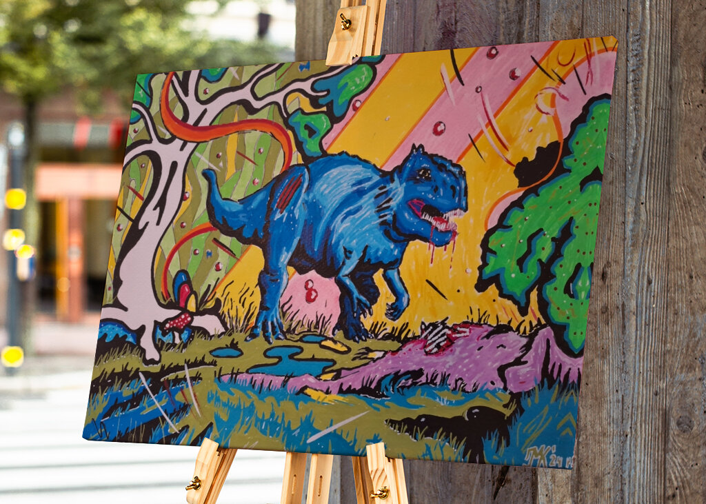 Der blaue Fleischfresser