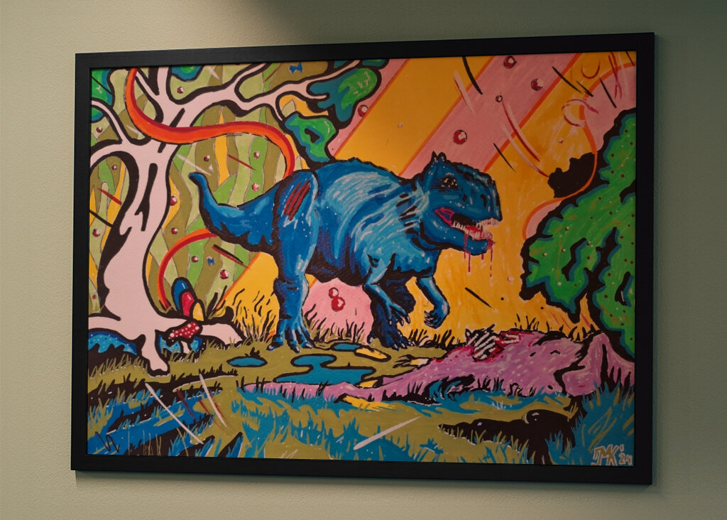 Der blaue Fleischfresser