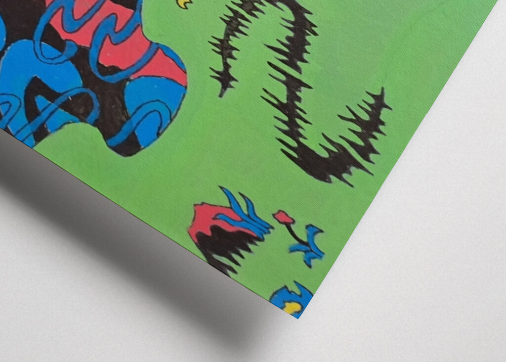 Ein Tal in den Bergen