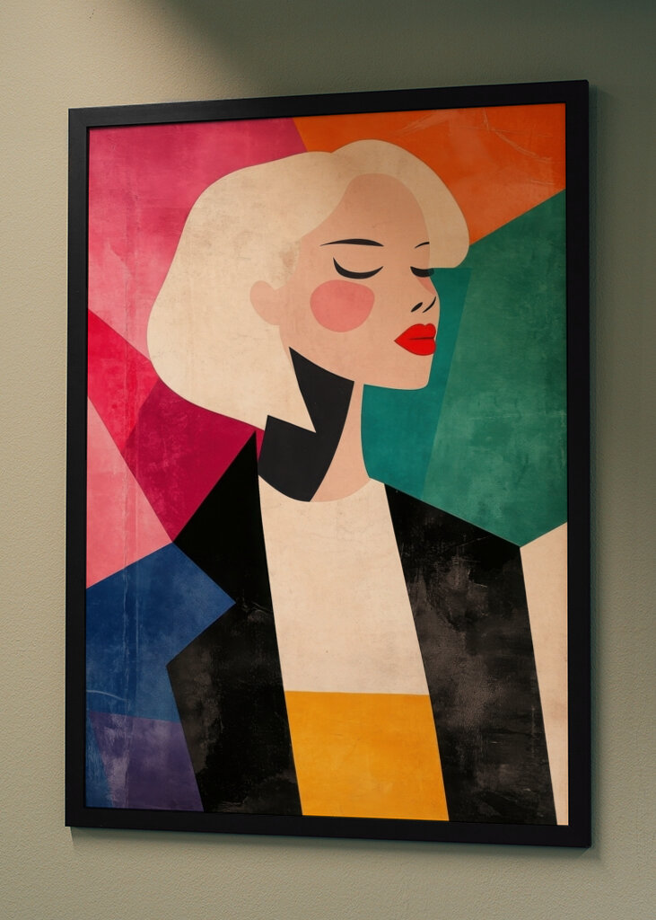 Retro Modeillustration 