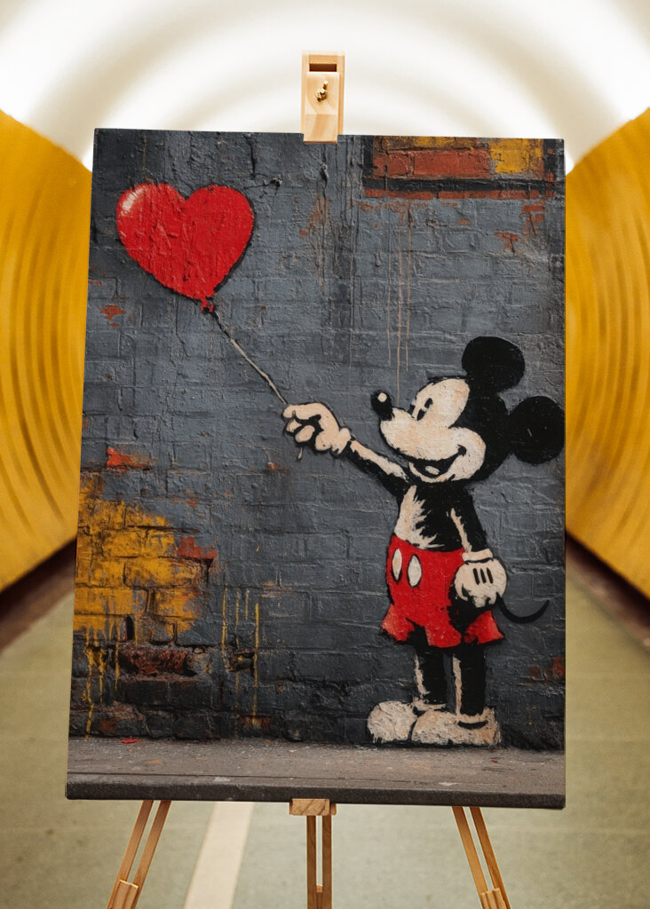 Mickey M x Baloon Banksy