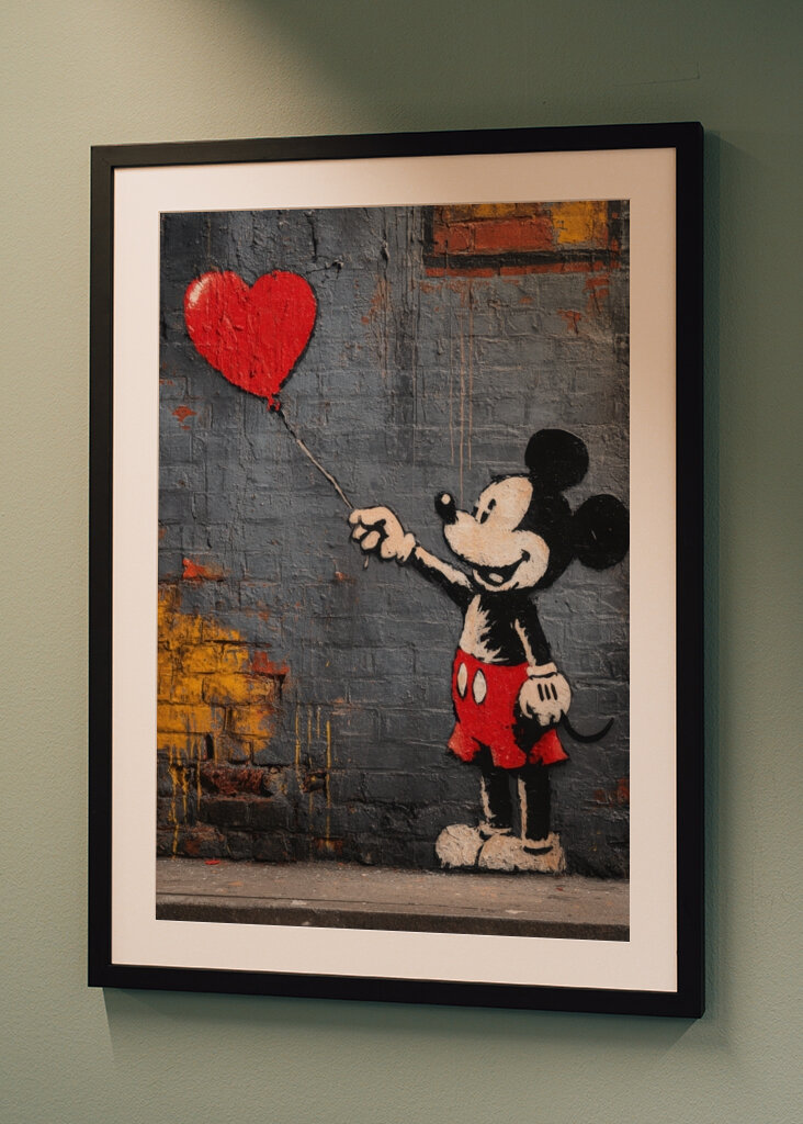 Mickey M x Baloon Banksy