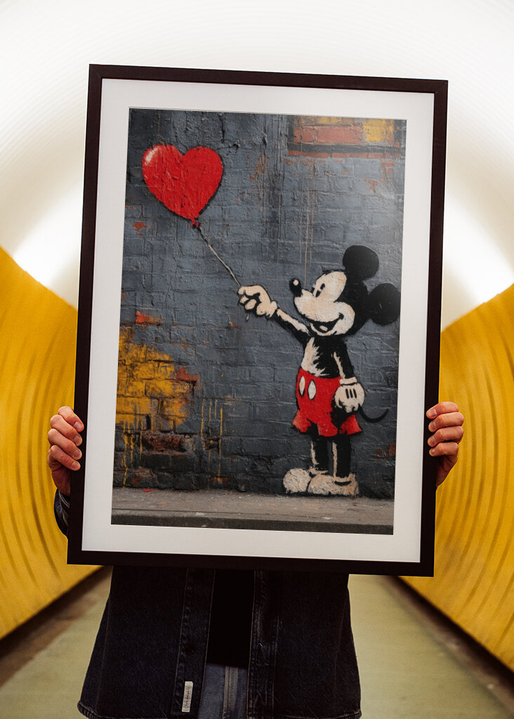 Mickey M x Baloon Banksy