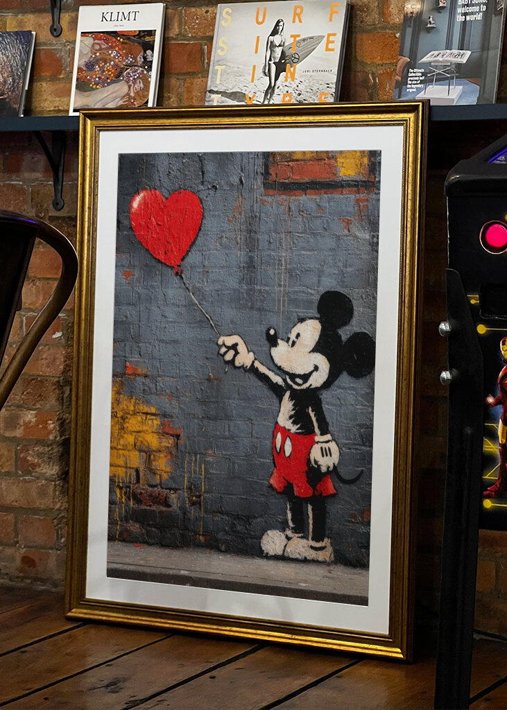 Mickey M x Baloon Banksy