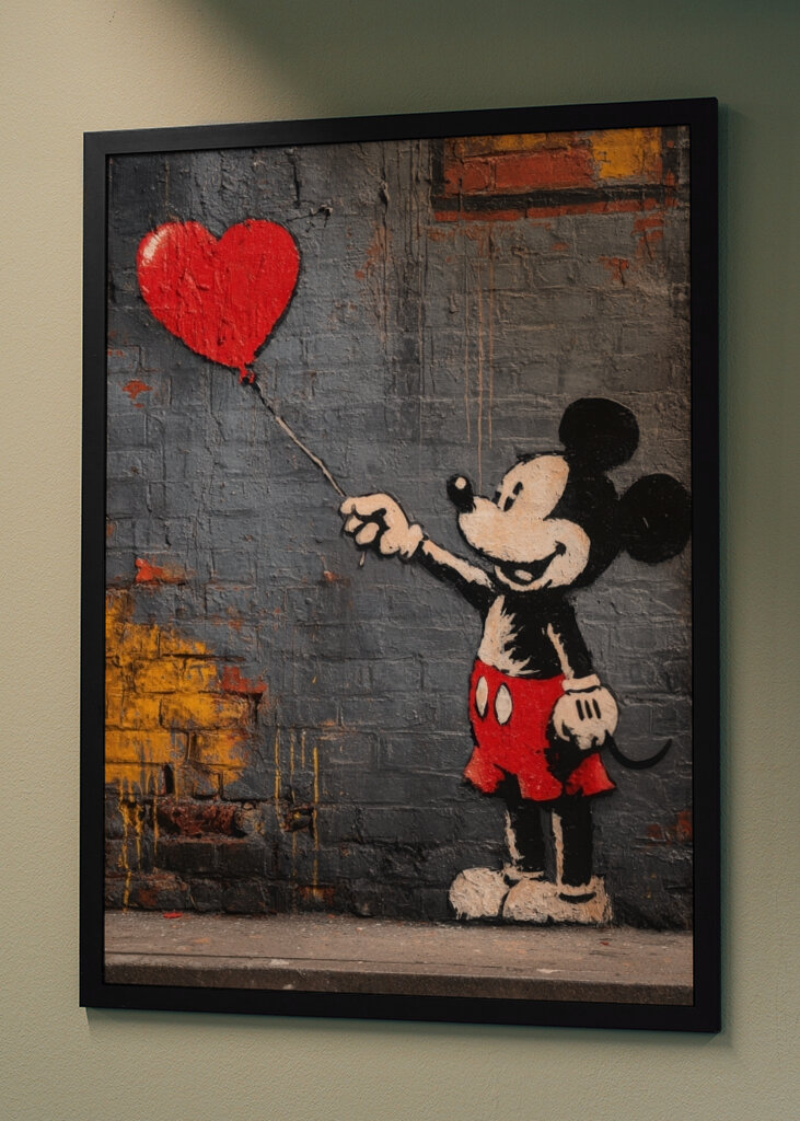 Mickey M x Baloon Banksy