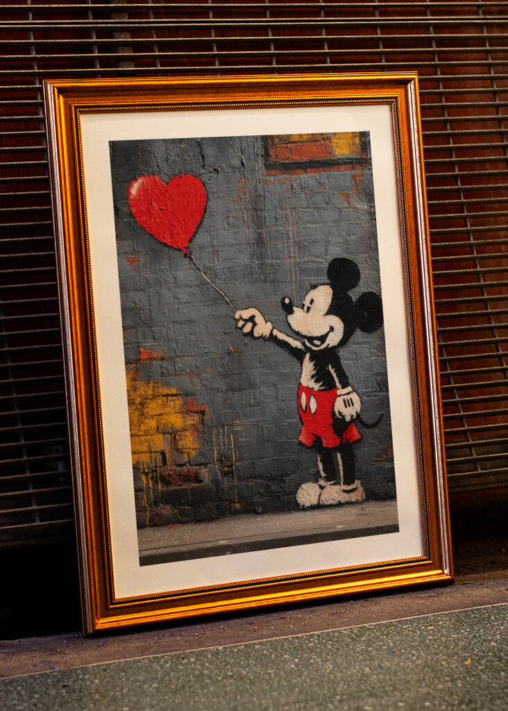 Mickey M x Baloon Banksy