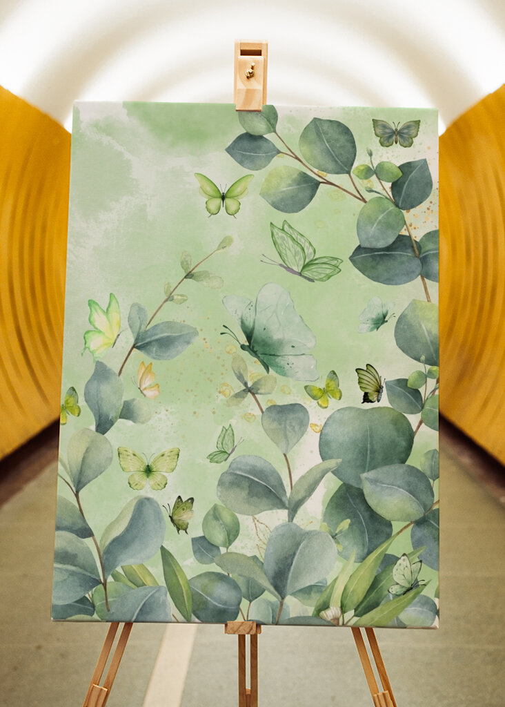 Butterflies in the green