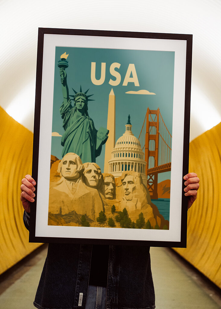 USA Landmark Collage