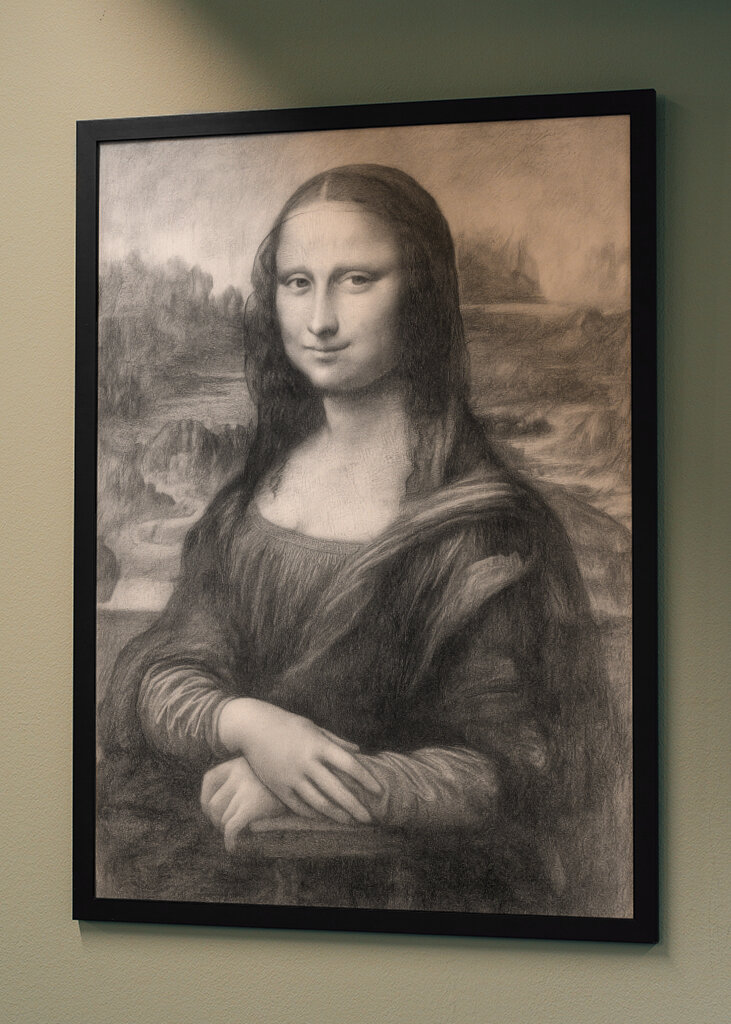 Mona Lisa Dessin au crayon