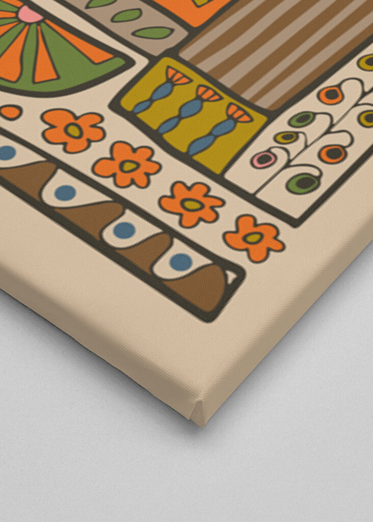 Flower Patches Retro Floral