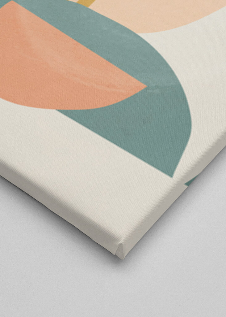 Abstraktní tvary a výrazné barvy