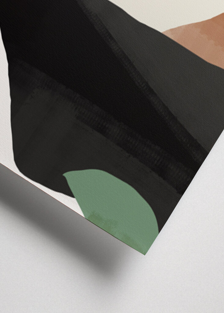 Abstract Art Tropical Leaves