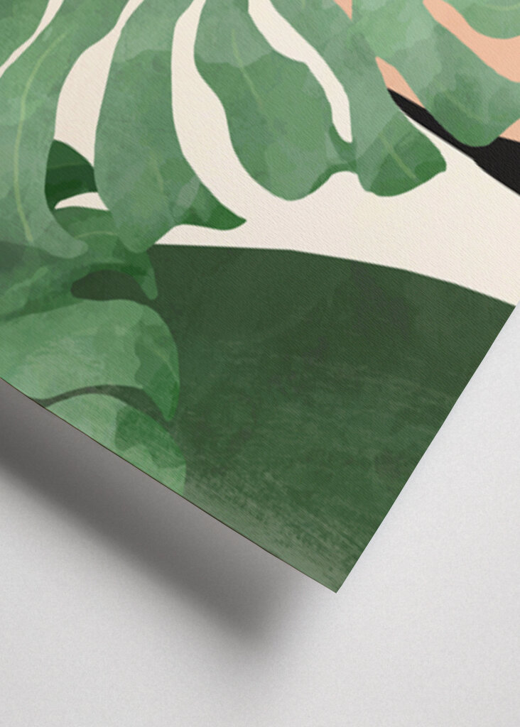 Tropical Leaves  Abstract Art